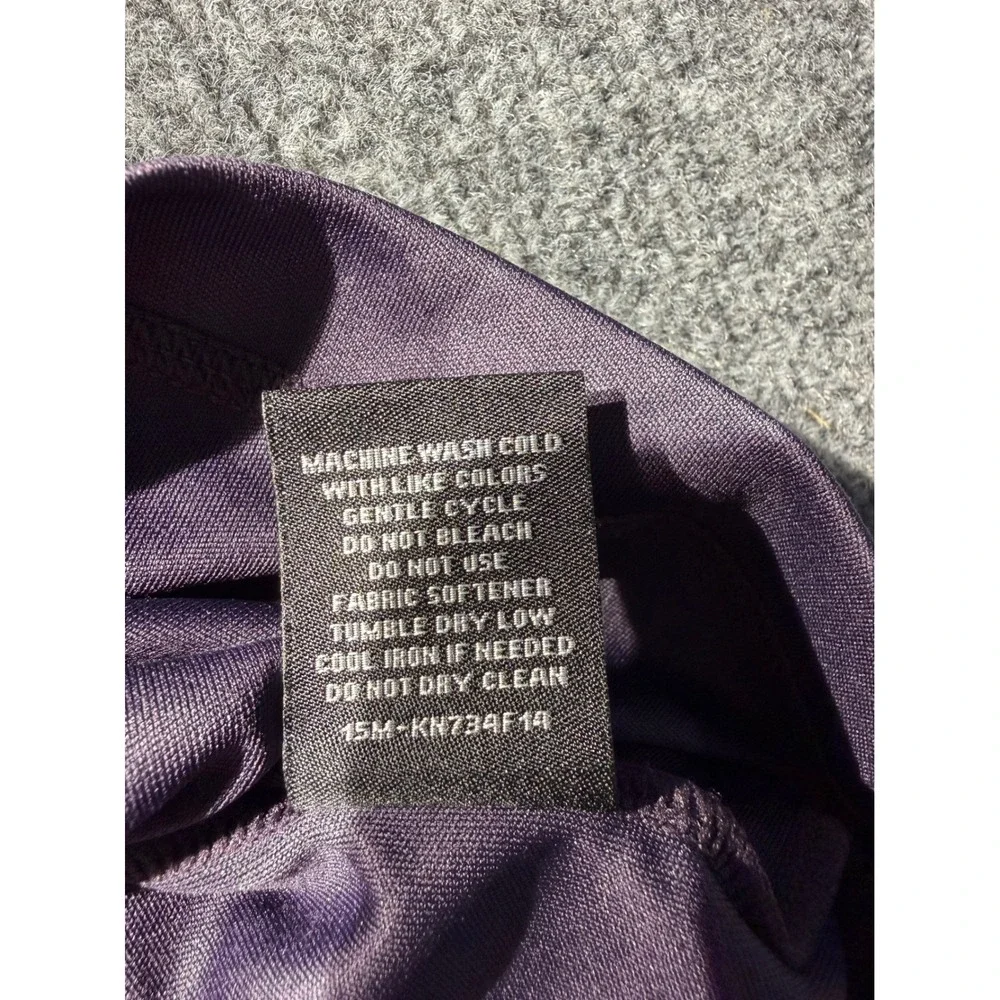 GSX Gander Mountain Mens Purple Quarter Zip Pullover Performance Shirt Large